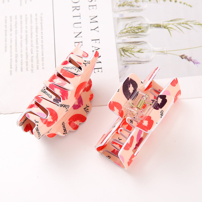 Wholesale Valentine's Day Acrylic Hair Clips